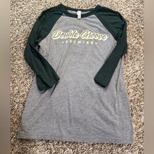 Double Groove Brewing baseball shirt